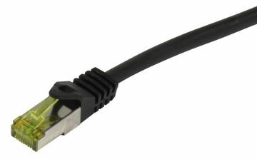 Synergy 21 Patchkabel RJ45 CAT6A 500Mhz schwarz S-STP S/FTP PUR Indoor/Outdoor/Indu - Kabel - Netzwerk von LumaTech