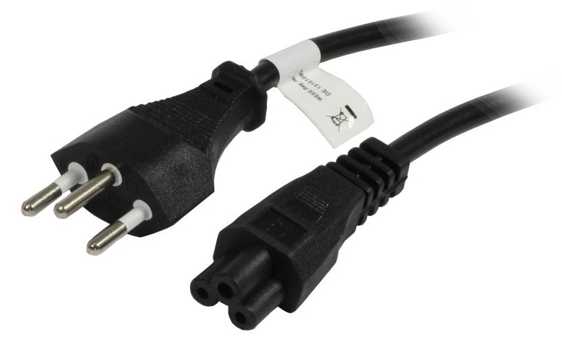 Synergy 21 S215445 - 1,8 m - Netzstecker Typ J - C5-Koppler