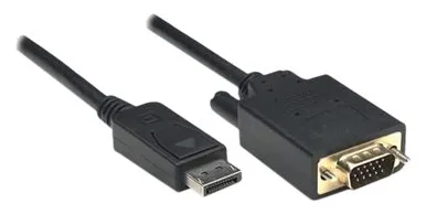 Techly Adapterkabel - DisplayPort (M) zu HD-15 (VGA), Ansicht 2