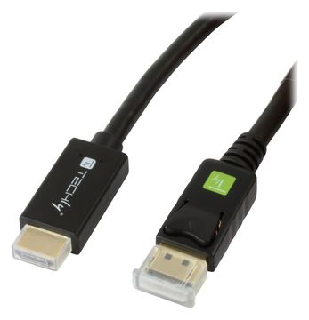 Techly Adapterkabel - DisplayPort männlich zu HDMI männlich von LumaTech