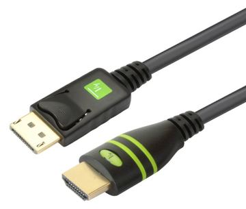 Techly Adapterkabel - DisplayPort männlich zu HDMI männlich von LumaTech