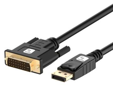 Techly DisplayPort 1.2 auf DVI Kabel, Full HD, passiv, schwarz, 3 m von LumaTech