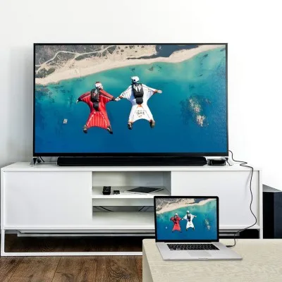Techly DisplayPort 1.2 auf DVI Kabel, Full HD, passiv, schwarz, 3 m, Ansicht 2