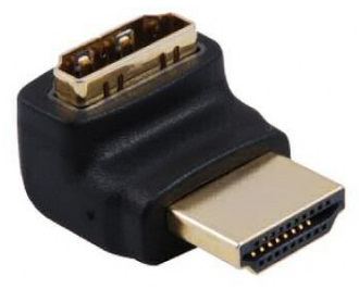 Techly HDMI-Adapter - HDMI männlich zu 19 pin mini HDMI Type C weiblich gewinkelt von LumaTech