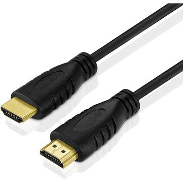 Techly HDMI-Kabel mit Ethernet - HDMI männlich zu HDMI männlich von LumaTech