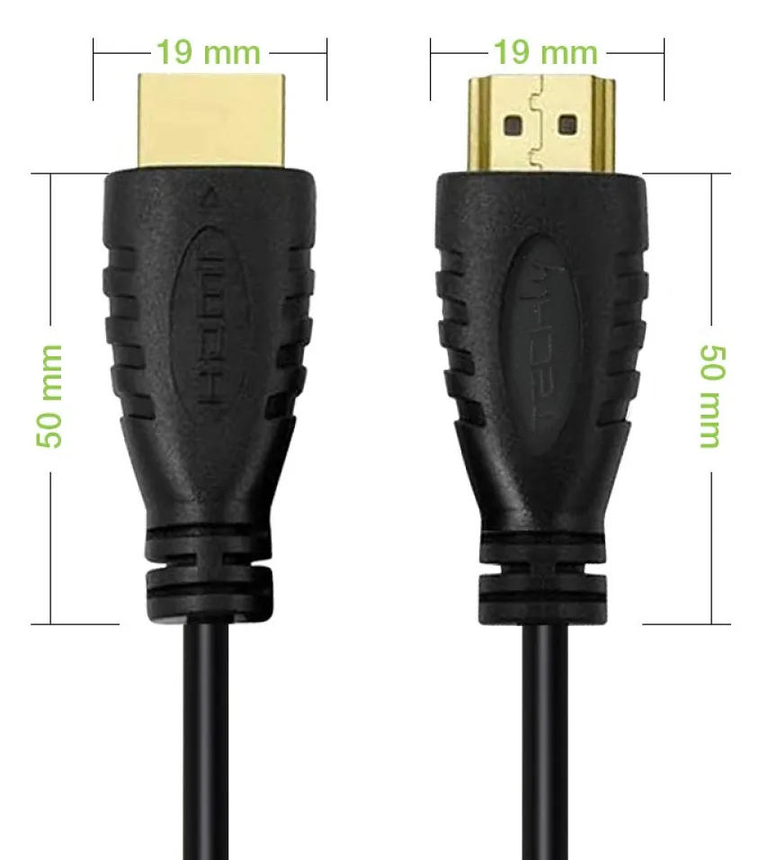 Techly HDMI-Kabel mit Ethernet - HDMI männlich zu HDMI männlich, Ansicht 2
