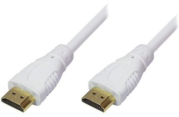Techly High Speed HDMI Kabel mit Ethernet, weiß, 0,5m von LumaTech