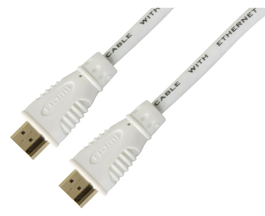 Techly High Speed HDMI Kabel mit Ethernet, weiß, 3m, Ansicht 2