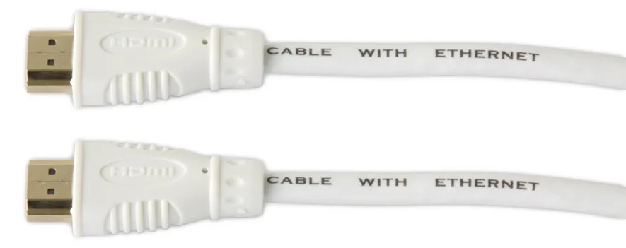 Techly High Speed HDMI Kabel mit Ethernet, weiß, 3m, Ansicht 4