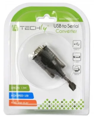 Techly IDATA USB2-SER-1A - Serieller Adapter, Ansicht 4