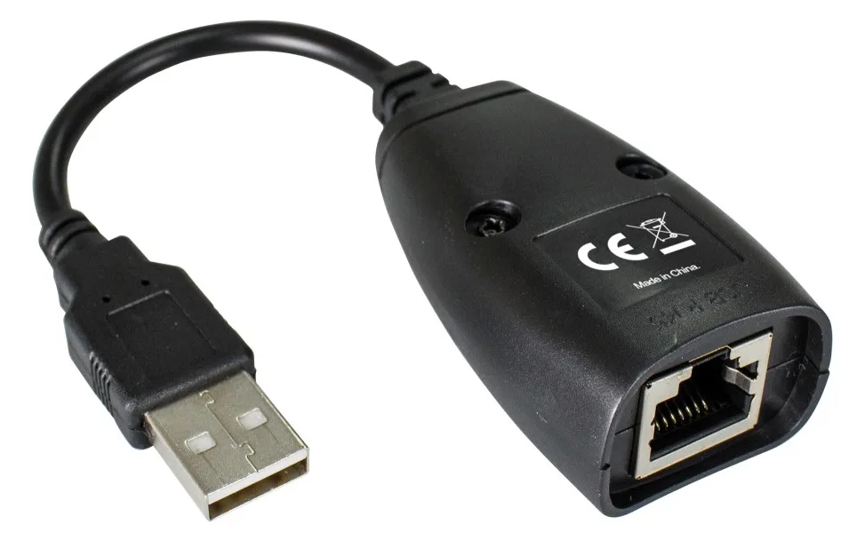 Techly IUSB-EXTENDTY5 - USB - RJ-45 - Schwarz, Ansicht 4