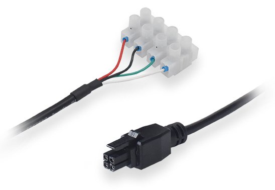 Teltonika Stromkabel - Schraubklemme zu 4-poliger Steckverbinder (3 mm Rastermaß)