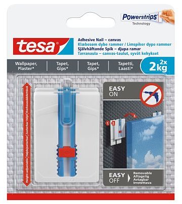 Tesa Klebenagel Leinwaend Tapete & Putz 2 kg von LumaTech