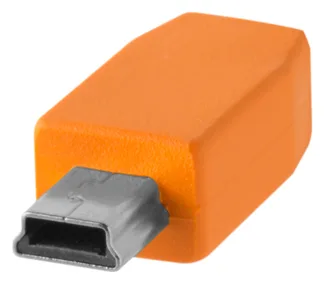 Tether Tools CUC2415-ORG - 4,6 m - USB C - Mini-USB B - USB 2.0 - 0,48 Gbit/s - Orange, Ansicht 3