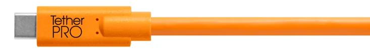 Tether Tools CUC2415-ORG - 4,6 m - USB C - Mini-USB B - USB 2.0 - 0,48 Gbit/s - Orange, Ansicht 4