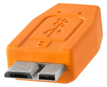Tether Tools CUC3315-ORG - 4,6 m - USB A - Micro-USB B - USB 3.2 Gen 1 (3.1 Gen 1) - 5 Gbit/s - Orange, Ansicht 2