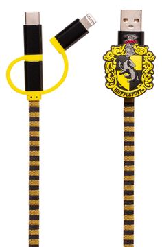 Thumbs Up 1002655 - 1 m - USB A - Micro-USB B - Schwarz - Gelb von LumaTech