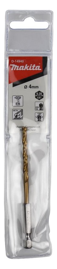 Makita Bohrer - Spiralbohrer - 4 mm - Inbus