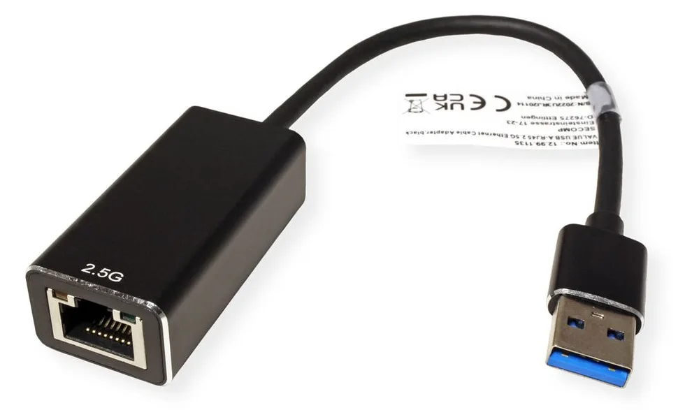 VALUE 12.99.1135 - Kabelgebunden - USB - Ethernet - Schwarz, Ansicht 2