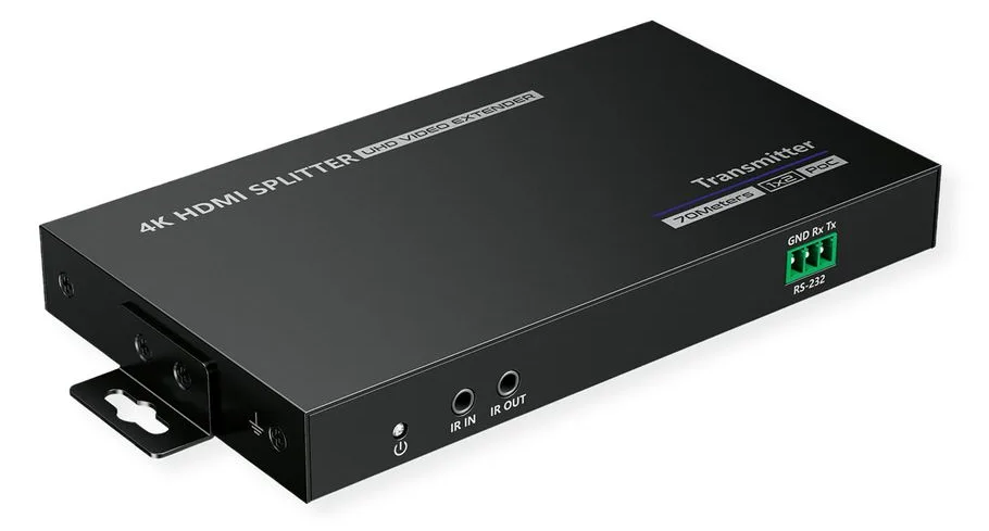 VALUE 1x2 HDMI Splitter+ Extenderüber TP 4K30Hz 40m - Digital/Display/Video, Ansicht 3