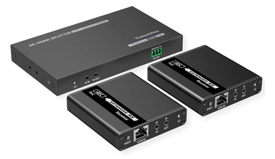 VALUE 1x2 HDMI Splitter+ Extenderüber TP 4K30Hz 40m - Digital/Display/Video, Ansicht 4