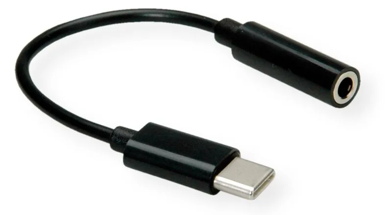VALUE Audio-Adapter - USB-C männlich zu 4-poliger Mini-Stecker weiblich, Ansicht 2