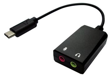 VALUE Audio-Eingangsadapter - USB-C - Schwarz von LumaTech