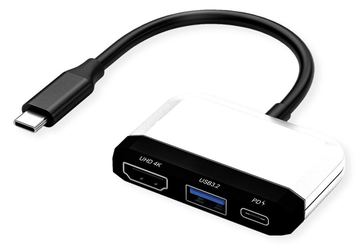 VALUE Display Adapter USB C - HDMI 4K30+ 1x A+ PD - Adapter - Digital/Daten von LumaTech