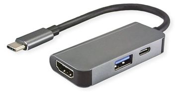 VALUE Display Adapter USB Typ C - HDMI+ 3.2 Gen 1 A+ PD - Adapter - Digital/Daten von LumaTech