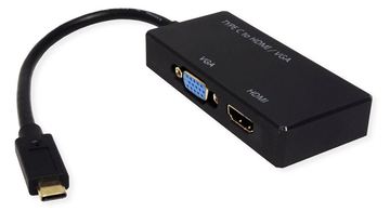 VALUE Externer Videoadapter - USB-C - HDMI, VGA von LumaTech