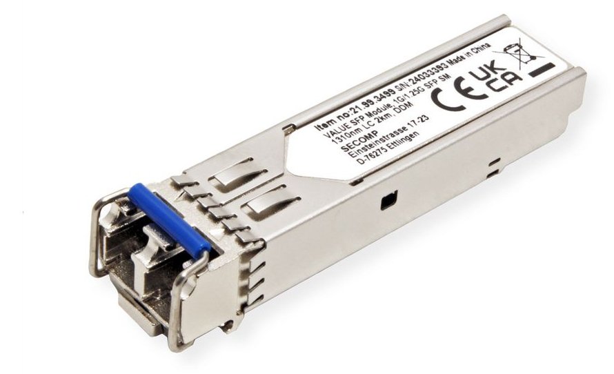 VALUE Generisches SFP LC 1G/1.25G SingleMode 2km DDM - Single- bzw. Monomode-Faser von LumaTech