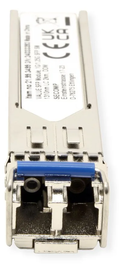 VALUE Generisches SFP LC 1G/1.25G SingleMode 2km DDM - Single- bzw. Monomode-Faser, Ansicht 2