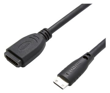 VALUE HDMI-Adapter - mini HDMI (M) bis HDMI (W) von LumaTech