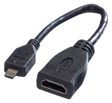VALUE High Speed - HDMI mit Ethernetkabel - mikro HDMI (M) von LumaTech
