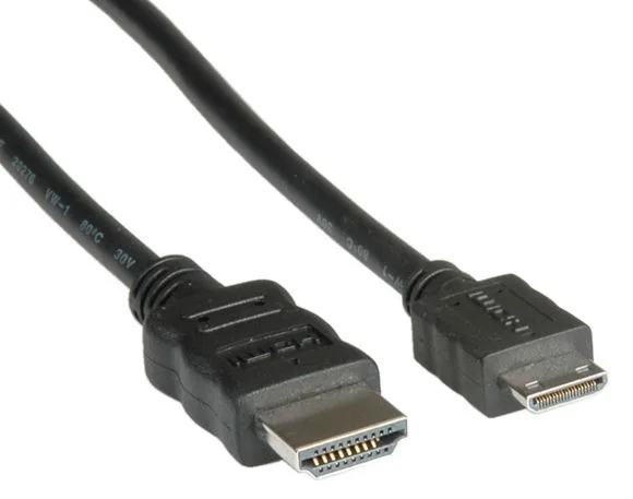 VALUE High Speed - HDMI-Kabel mit Ethernet - HDMI männlich zu mini HDMI männlich, Ansicht 2