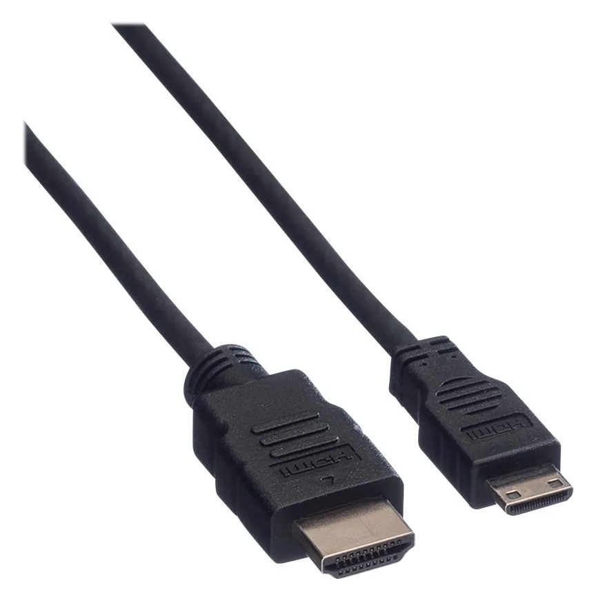VALUE High Speed - HDMI-Kabel mit Ethernet - HDMI männlich zu mini HDMI männlich, Ansicht 4