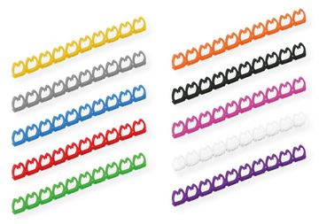 VALUE Kabelmarkierungsset 10 Stueck für Patchkabel 5 - 6.5mm von LumaTech