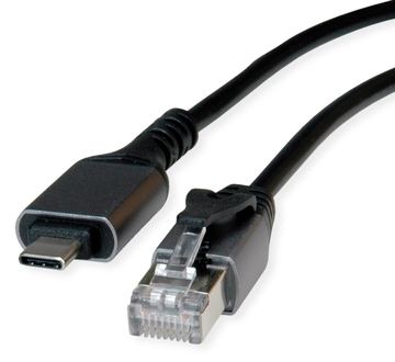 VALUE Konverterkabel USB3.2 Typ C - RJ45 Gigabit Eth. FTP ST/ST 1.5m - Digital/Daten - Netzwerk von LumaTech