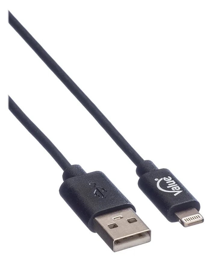VALUE Lightning-Kabel - Lightning (M) bis USB (M), Ansicht 3