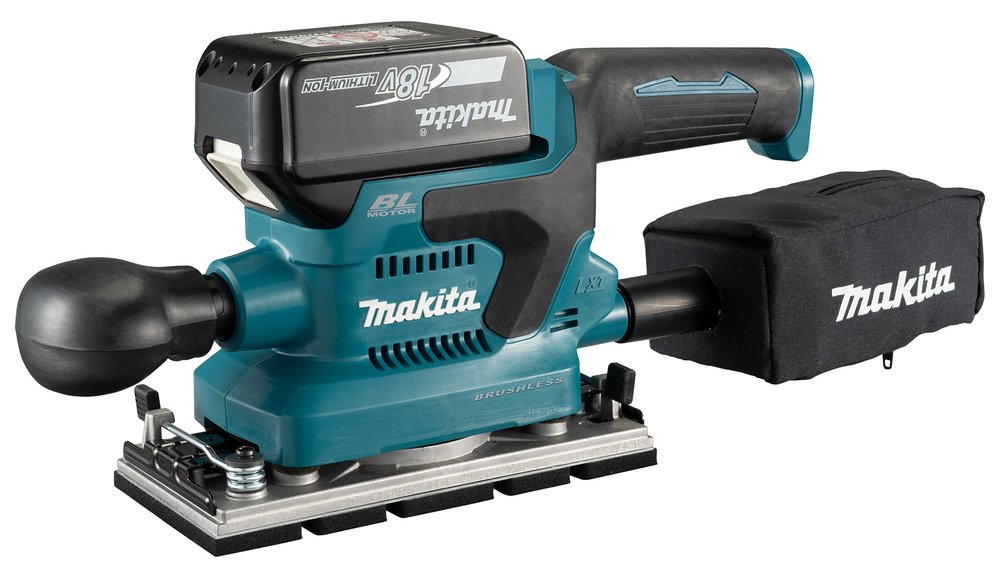 Makita DBO382Z - Plattenschleifer - Klemme - Schwarz - Türkis - Bürstenlos - 12000 RPM - 2 mm