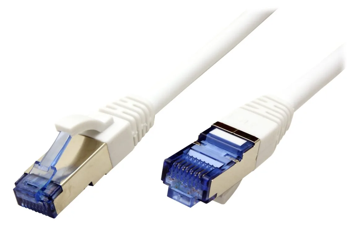 VALUE Patch-Kabel - RJ-45 (M) bis RJ-45 (M) - Cat 6a 0,5 m weiß, Ansicht 3