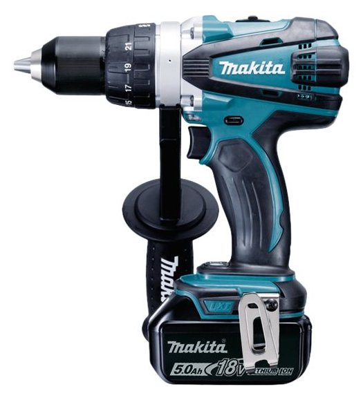 Makita DDF458RTJ Akku-Bohrschrauber inkl. MAKPAC + 2 Akkus 5.0Ah