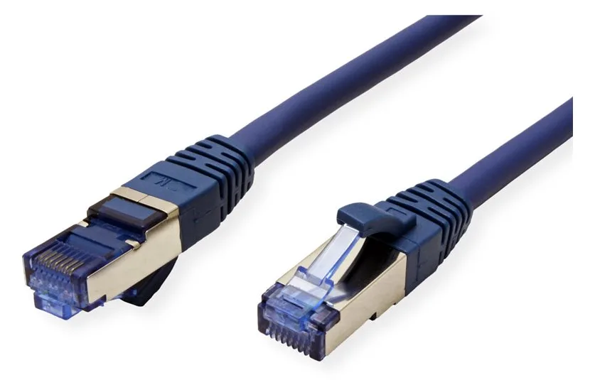 VALUE S/FTP PiMF Patchkabel Kat.6A Kl. EA blau 0.15m - FTP - PIMF, Ansicht 2