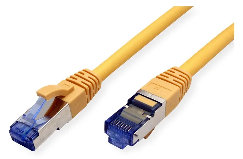 VALUE S/FTP PiMF Patchkabel Kat.6A Kl. EA gelb 0.15m - FTP - PIMF, Ansicht 2