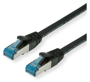 VALUE S/FTP PiMF Patchkabel Kat.6A Kl. EA schwarz 0.15m - FTP - PIMF von LumaTech