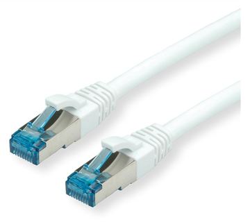 VALUE S/FTP PiMF Patchkabel Kat.6A Kl. EA weiss 0.15m - FTP - PIMF von LumaTech