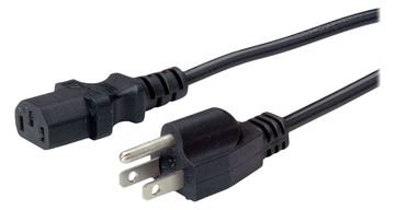 VALUE Secomp - Stromkabel - power IEC 60320 C13 zu NEMA 5-15 (M) von LumaTech