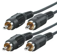 VALUE Secomp VALUE - Audiokabel - RCA männlich zu RCA männlich - 2,5 m, Ansicht 2