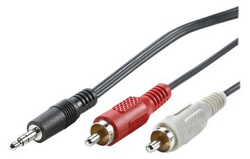 VALUE Secomp VALUE - Audiokabel - RCA männlich zu Stereo Mini-Klinkenstecker männlich von LumaTech