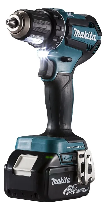 Makita DDF485RTJ Akku-Bohrschrauber inkl. MAKPAC + 2 Akkus 5.0Ah, Ansicht 3